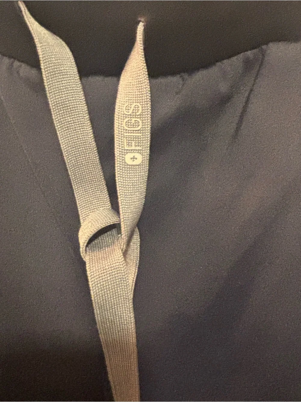 Figs Men's Navy Jogger Sweatpants with Grey Drawstring